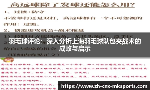 羽毛球评论:深入分析上海羽毛球队包夹战术的成败与启示